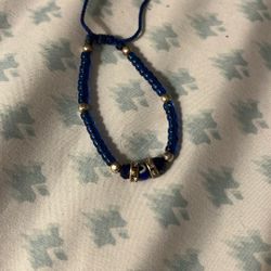 Blue evil eye bracelet 