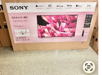 85 TV Sony smart 4K HGTV full array LED TV 120 Hz $55 on Financing free delivery six month warranty