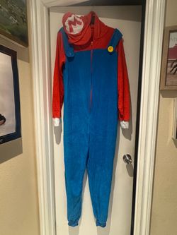 Super Mario Halloween Costume Jumpsuit