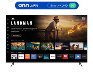 NEW 70" 4K UHD TV WITH WALL MOUNT
