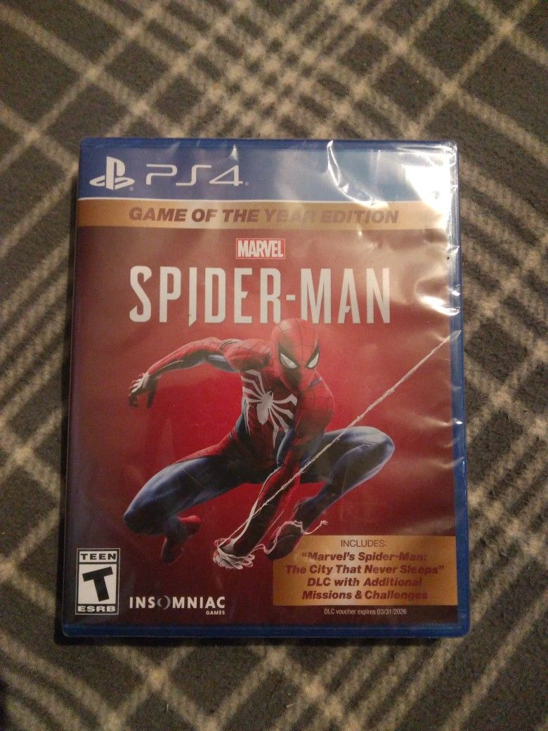 PS4 Spider Man GOY Edition