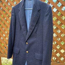Tailored Blue Coat, Men’s Long
