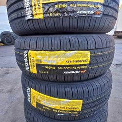 205/60R16 Set Of 4 Headway New Tires