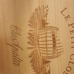 Rare Wooden French Wine Crate