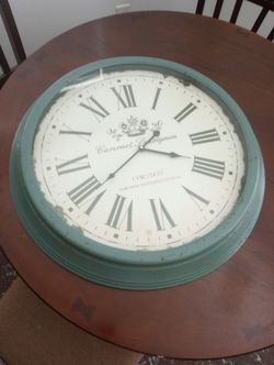 Antique Large Wall Clock 