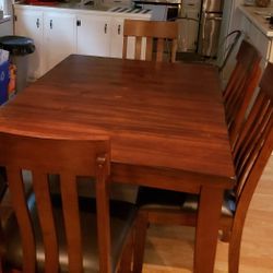 Dining Table Chairs And Bench