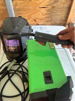 Welder with Welding Helmet