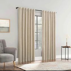 Silk Home Velvet Total Blackout Curtains β Oatmeal β 52β x 84β β 2 Panels