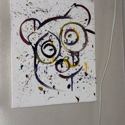 Nice Spatter Painting Acrylic 