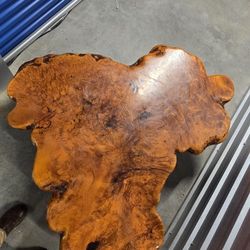 Natural Edge Vintage Netarts Original Coffee Table