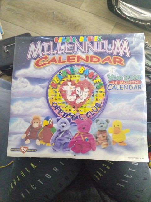 Beanie Babies Millenium Calendar Year 2000