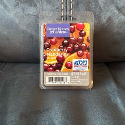 New Better Homes & Gardens Cranberry Mandarin Splash Scented Wax Cubes Melts