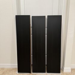 Black Shelves IKEA (Set Of 3)