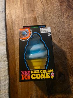 Needoh Nice Cream Cone Blue Authentic