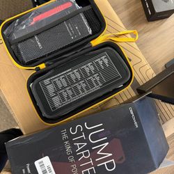 3000A 18000mAh Portable Car Jump Starter (up to 8.0L Gas, 6.0L Diesel Engine) Battery Booster with Smart Charging Port, Compass, LCD Screen and LED Li