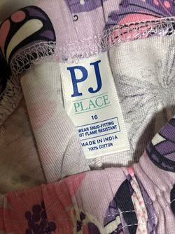 PJ Place Girls Size 16 Pajama Set - Lilac Haze