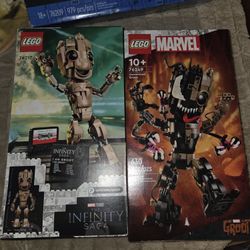 I Am Groot 76217/Venomized Groot 76249 Lego Set