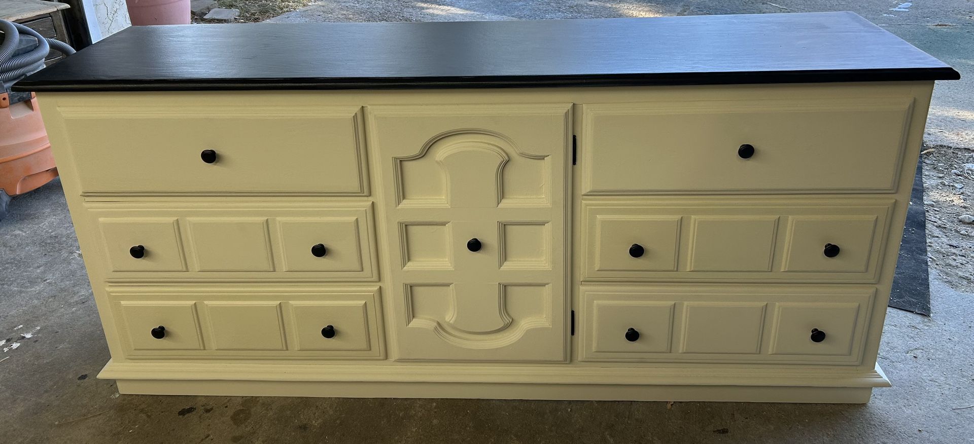 Vintage Solid Wood Dresser 