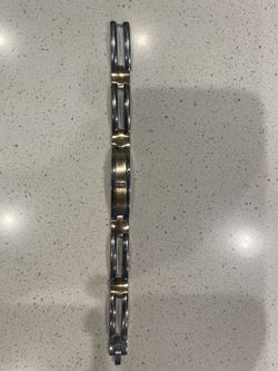 Gold & Stainless Steel Bracelet