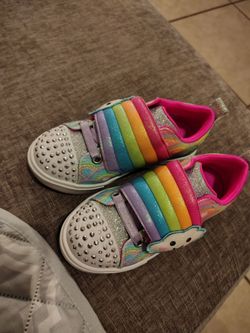 skechers girls light up shoes