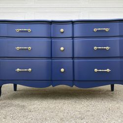 Davis Cabinet Company Large Rare Vintage 1946 French Dresser