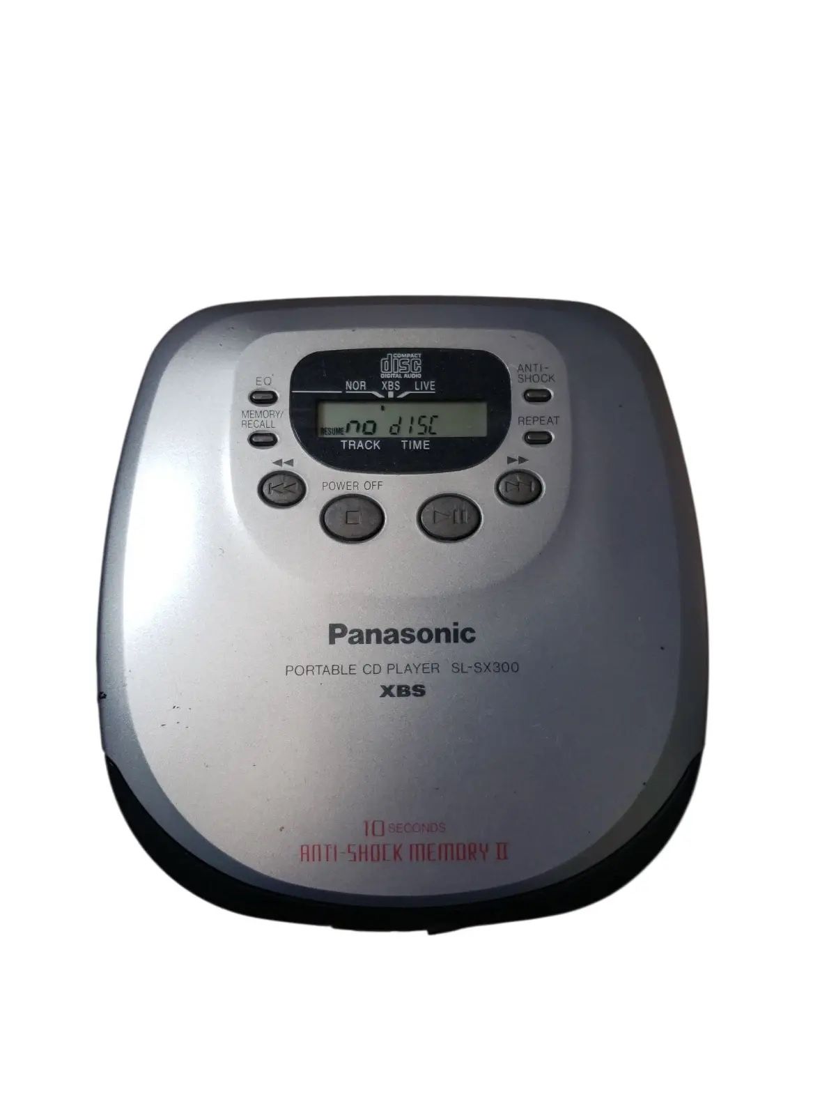 CD Panasonic SL SX300 Portable CD Player XBS Anti Shock Tested Working