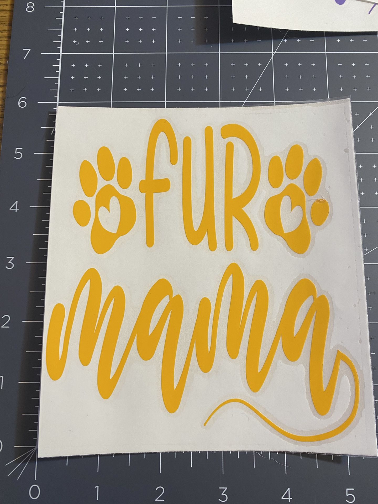 Fur Mama Vinyl Decal