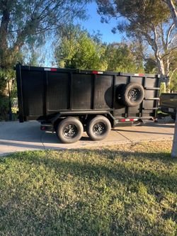 2026 DUMP HD TRAILER 14x8x9 GVW 14000 7000 AXELS