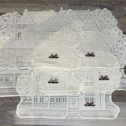 Heritage Lace Placemats Victorian House Theme