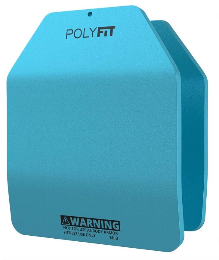 PolyFit Curved Weight Plates For Weighted Vest (14lb)