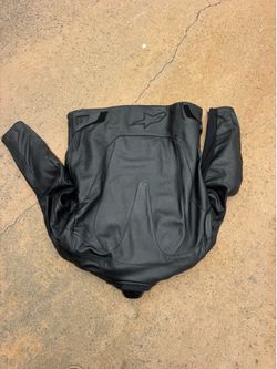 Alpine stars stunt leather jacket
