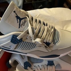  Air Jordan 4 Retro 'Military Blue' 2024