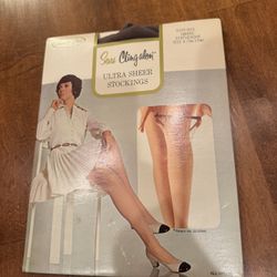 Women’s vintage 1960s Sears cling on ultra Stockings Shipping Available 