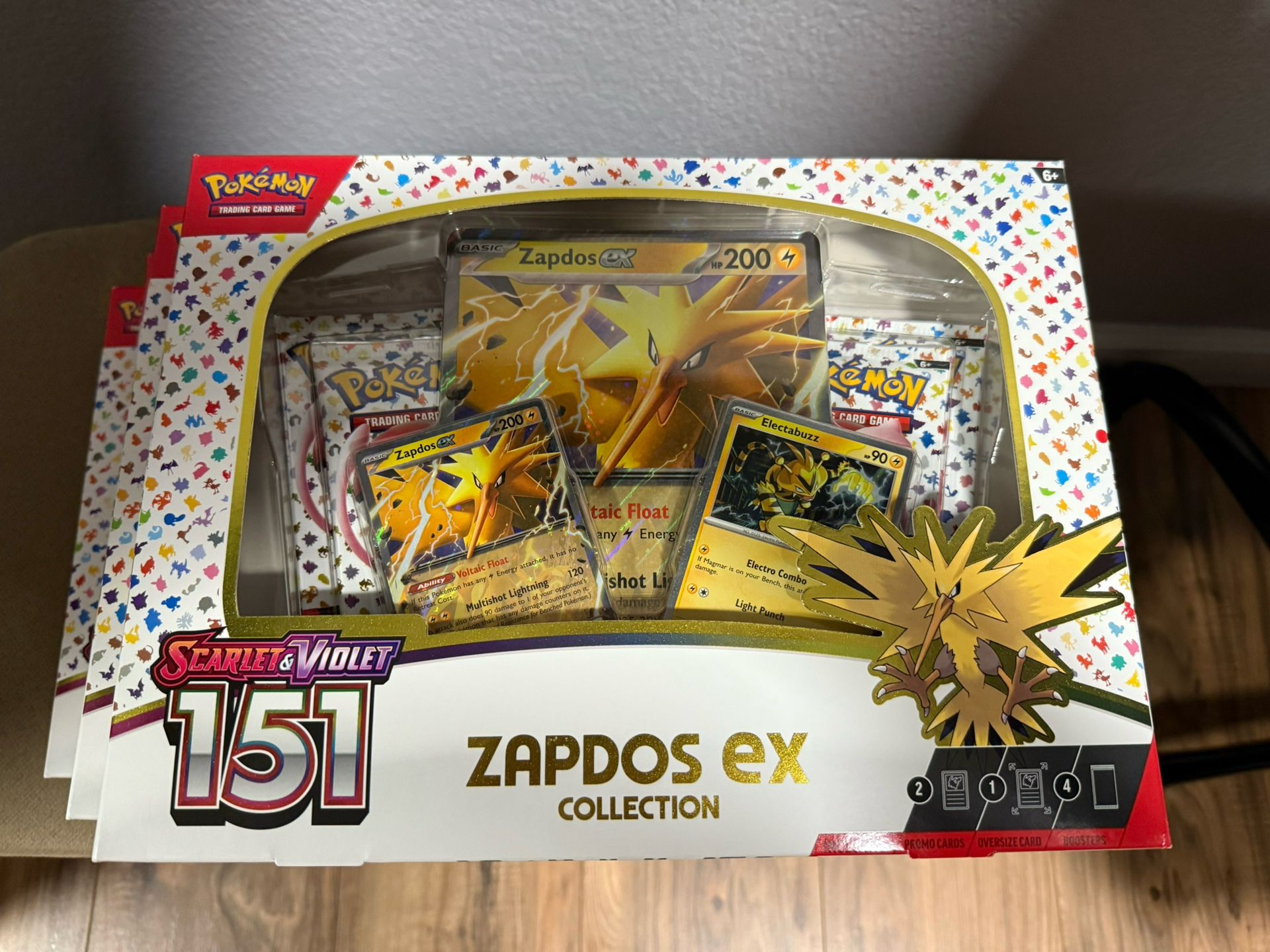 Pokemon 151 Zapdos ex Collection