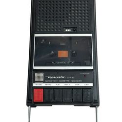 Radio Shack TRS-80 Realistic CTR-80A Model #26-1206 Partial Working, Need Belt?
