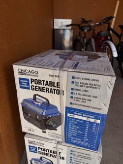Chicago Electric Portable Generator 2HP 2-Stroke