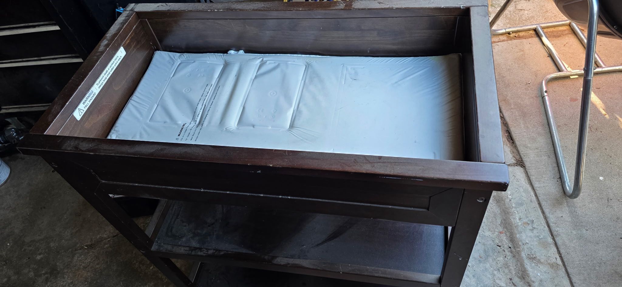 Real Wood Baby Changing Station