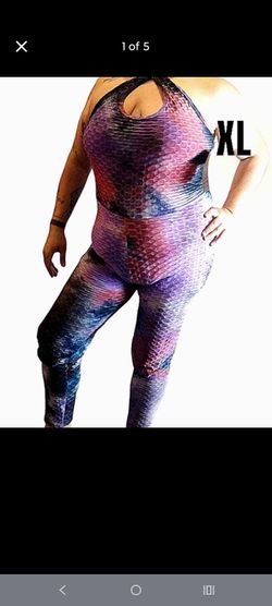 Plus size tie dye jumpsuit - 2X-Pickup only
