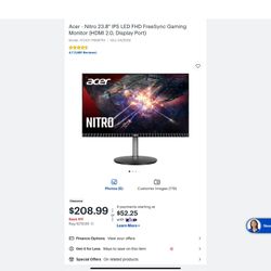 PC Monitor 24” Acer Nitro