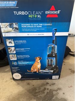 Turbo Bissell pet cleaner XL carpet cleaner