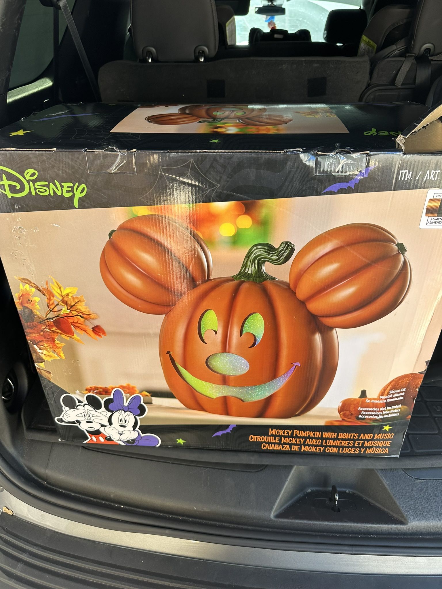 Mickey Mouse Pumpkin Decor 