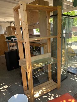 Wood cabinet
