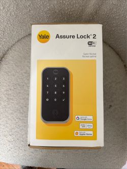 Yale Assure Lock 2 Smart Keypad Deadbolt with Wi-Fi, Satin Nickel