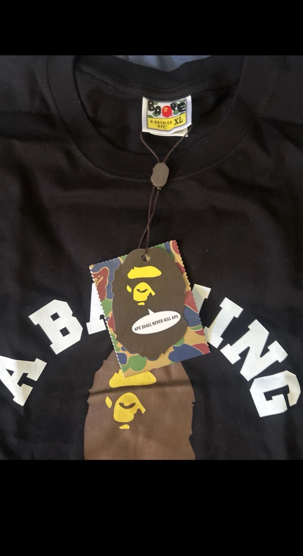 extra large black bape T for the LOW