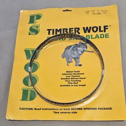 Timber Wolf  Band Saw blade 72"  Length1/2 Wide- TPI 4 - Thick .025