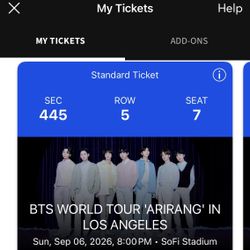 BTS tickets 