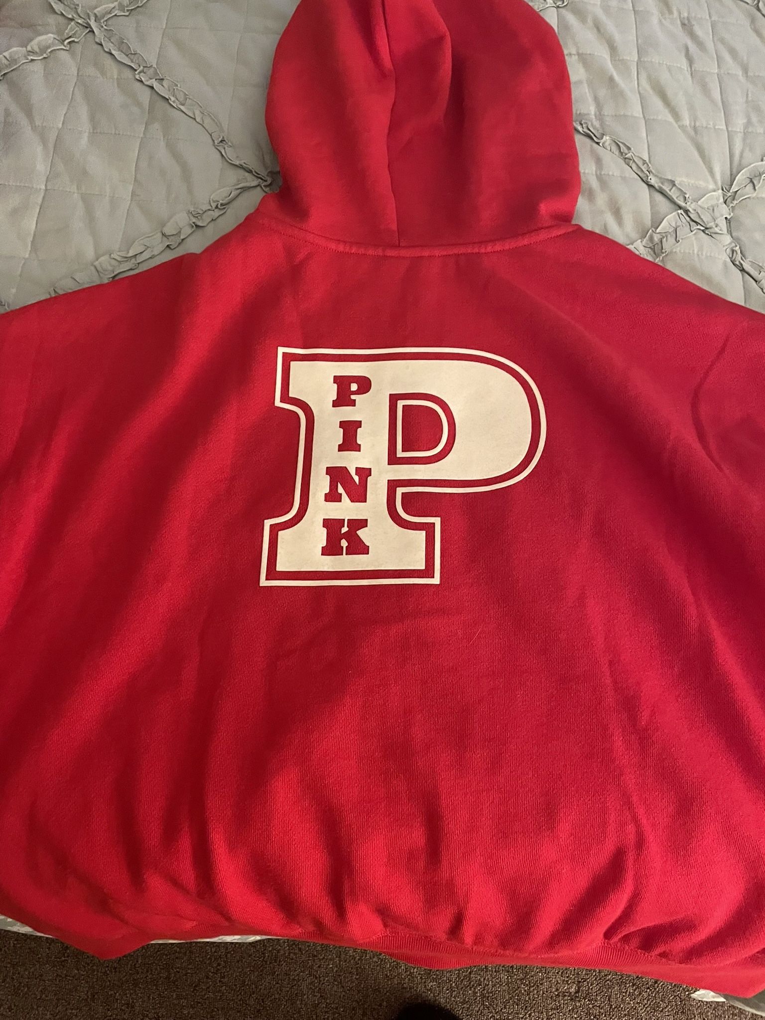 PINK VICTORIA SECRET ZIPUP HOODIE