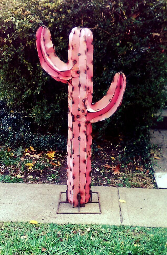 4 Foot Saguaro Metal Cactus