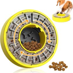 Slow Feeder Dog Bowls Rotatable Dog Puzzle Feeder Toy Large Capacity for All Dogs Dog Slow Feeder Bowl Feeder Puzzle Keep Dog Busy Non-Slip Puzzle Dog