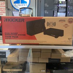 Kicker 10 Inch Dual Mount Subwoofer System